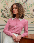 Chemise La Vallière Bordeaux
