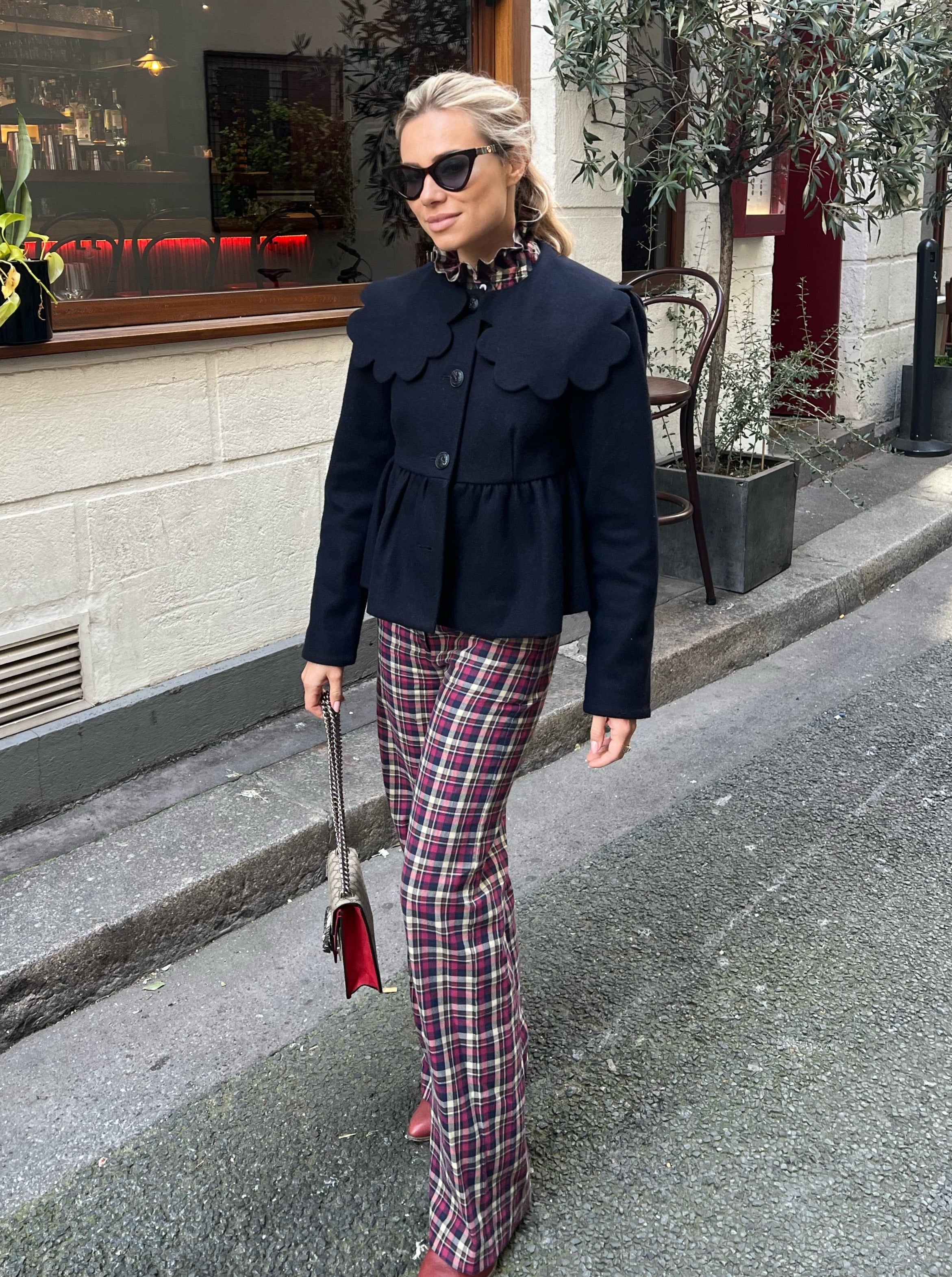 Louise Pants Burgundy