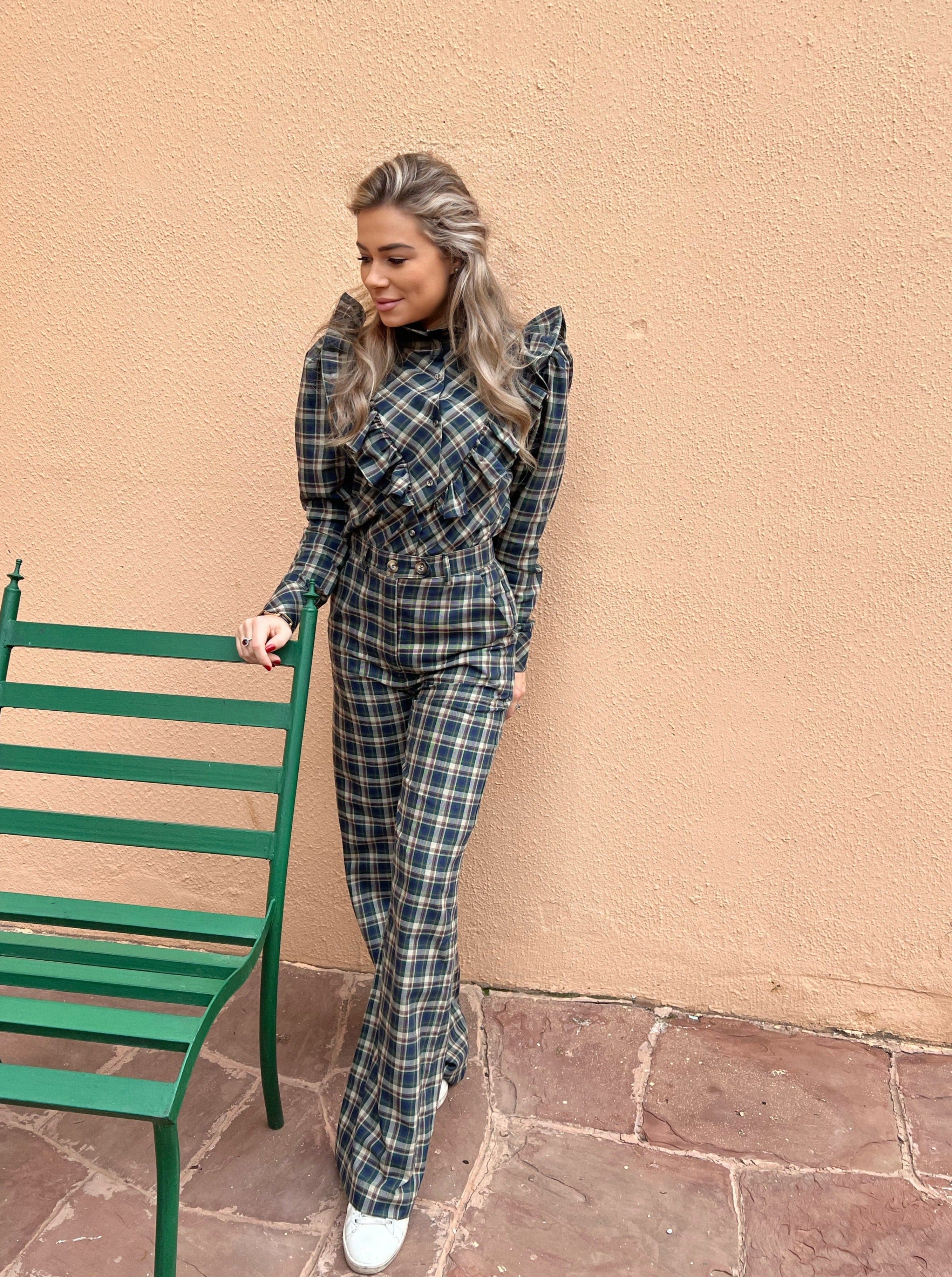 Pantalon Louise Vert