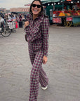 Louise Pants Burgundy