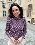 Thelma Shirt - Blue & Red