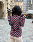 Thelma Shirt - Blue & Red